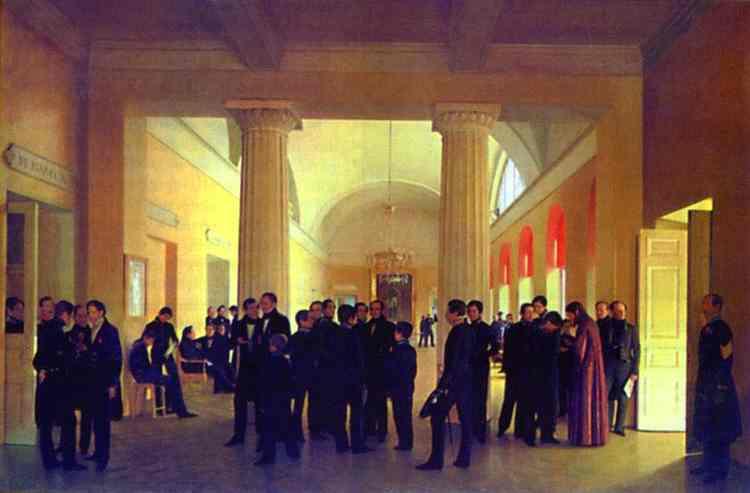 Sergey Zaryanko In The Hall Of The Law College oil painting picture
